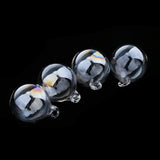 Maxbell Colorful Glass Balls DIY Charms Pendant Round Ball Crafts Ornaments 25mm