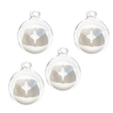 Maxbell Colorful Glass Balls DIY Charms Pendant Round Ball Crafts Ornaments 25mm