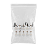 Max 10 Pieces Mini Glass Cork Bottle Jars Vials Wish Bottle Round Flat Shape