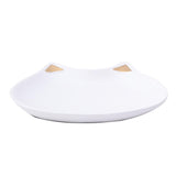 Maxbell Cute Cat Shape Dish Tray Plate Earrings Necklace Jewelry Display Organizer