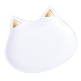 Maxbell Cute Cat Shape Dish Tray Plate Earrings Necklace Jewelry Display Organizer