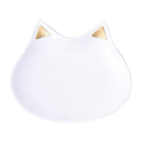 Maxbell Cute Cat Shape Dish Tray Plate Earrings Necklace Jewelry Display Organizer