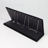 Maxbell Black Velvet 12 Hooks Earring Necklace Holder Display Organizer Jewelry