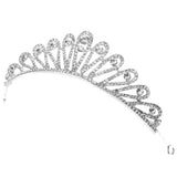 Maxbell Rhinestone Crown Women Bridal Tiara Wedding Queen Prom Pageant Princess