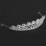 Maxbell Rhinestone Crown Women Bridal Tiara Wedding Queen Prom Pageant Princess