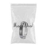 Maxbell 12mm Width Fashion Stainless Steel Adjustable Men Cross Bracelet  Black