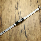 Maxbell 12mm Width Fashion Stainless Steel Adjustable Men Cross Bracelet  Black