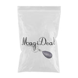Maxbell Cute Waterdrop SHape Gemstone Pendant Keychain Keyring DIY Dark Blue