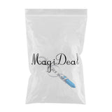 Maxbell Fashion Hexagonal Dragon Crystal Quartz Keychain Key Chain  Blue