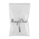 Maxbell Fashion Hexagonal Dragon Crystal Quartz Keychain Key Chain  Gold