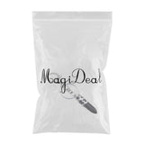 Maxbell Fashion Hexagonal Dragon Crystal Quartz Keychain Key Chain  Black