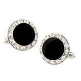 Maxbell Fashion Mens Brass Business Cufflinks Wedding Party Festival Gift  Silver