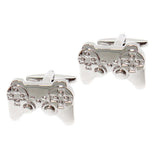 Maxbell Unique Men Multicolor Hand Shank Cufflinks Business Shirt Cufflinks  Silver