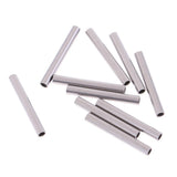 Maxbell 10 Pieces Silver Stainless Steel Tubes Watch Band Strap Tube Accessory 20mm