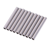 Maxbell 10 Pieces Silver Stainless Steel Tubes Watch Band Strap Tube Accessory 20mm