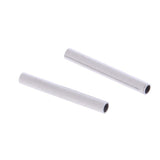 Maxbell 10 Pieces Silver Stainless Steel Tubes Watch Band Strap Tube Accessory 22mm