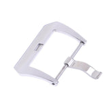 Maxbell Stainless Steel Screw-in Buckle Watch Band Strap Polished Silver Clasp 22mm