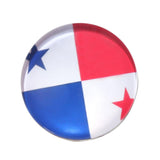 Maxbell Round Buttons 32 Teams National Flag Football Fans Brooch Panama