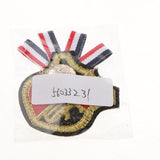Maxbell Trendy Navy British Style Alloy Fabric Corsage Badges Brooch Pins Accessory