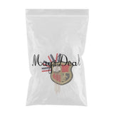 Maxbell Trendy Navy British Style Alloy Fabric Corsage Badges Brooch Pins Accessory