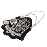 Maxbell Trendy British Style Retro Costume Farbic Brooches Pin Badge Corsages Silver