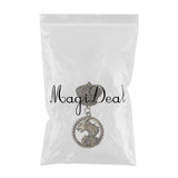 Maxbell Punk Skull Rose Dragon Head Wheel Pendant Crown Badge Uniform Brooch Pin