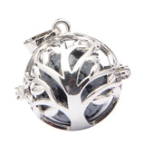 Maxbell Tree of Life Copper Beads Cage Locket Pendant for Necklace Bracelet Alabastro