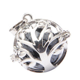 Maxbell Tree of Life Copper Beads Cage Locket Pendant for Necklace Bracelet Alabastro