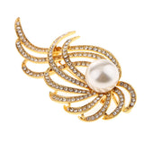 Maxbell Pearl Brooch Pin Women Girl Fashion Jewelry Clothes Accessory