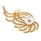 Maxbell Pearl Brooch Pin Women Girl Fashion Jewelry Clothes Accessory