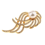 Maxbell Pearl Brooch Pin Women Girl Fashion Jewelry Clothes Accessory