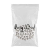 Maxbell 100 Pieces Pumpkin Shape Beads Loose Spacer Beads DIY Handmade Crafts