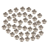 Maxbell 100 Pieces Pumpkin Shape Beads Loose Spacer Beads DIY Handmade Crafts