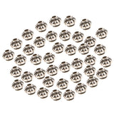Maxbell 100 Pieces Pumpkin Shape Beads Loose Spacer Beads DIY Handmade Crafts