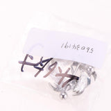 Maxbell 1 Pair Stainless Steel Enamel Blue Shield Straight Barbell NippleRing 14g