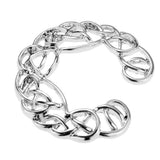Maxbell 1 Pair Hollow Stainless Steel Floral Round Circle Clip On Mamilo Ring