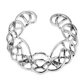 Maxbell 1 Pair Hollow Stainless Steel Floral Round Circle Clip On Mamilo Ring