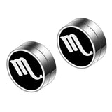 Maxbell Constellation Earrings Clips Stainless Steel Punk Magnet Ear Studs Scorpio