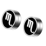 Maxbell Constellation Earrings Clips Stainless Steel Punk Magnet Ear Studs Scorpio