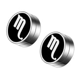 Maxbell Constellation Earrings Clips Stainless Steel Punk Magnet Ear Studs Scorpio