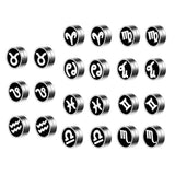Maxbell Constellation Earrings Clips Stainless Steel Punk Magnet Ear Studs Scorpio