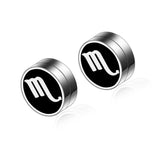 Maxbell Constellation Earrings Clips Stainless Steel Punk Magnet Ear Studs Scorpio