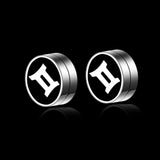 Maxbell Constellation Earrings Clips Stainless Steel Punk Magnet Ear Studs Gemini