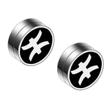 Maxbell Constellation Earrings Clips Stainless Steel Punk Magnet Ear Studs Pisces