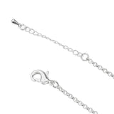 Maxbell Novelty Heartbeat Bracelet Bangle Unisex Bangle Silver Chain Pink Crystal