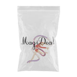 Maxbell Trendy Enamel Sports Gymnastics Brooch Whirling Girls Ribbon Brooches  Red