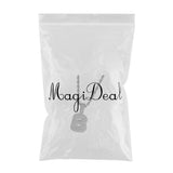 Maxbell Fancy Letter B Pendant Copper Miniature Pendant Hip-hop Pendant  White Gold