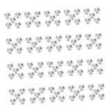 Maxbell 100 Pieces Filigree Leaf Boho Bead Caps DIY Jewelry Finding Craft Silver