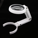 Maxbell Handheld Desk Reading Loupe LED Magnifying Magnifier 5X 11X Magnification