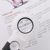 Maxbell Handheld Reading Jewellery Magnifying Magnifier Illuminated LED 16X 30X